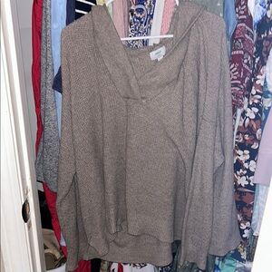 Cozy Women's Sweater in Taupe